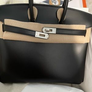 hermes bikrin 25 box （black n slober）y stamp